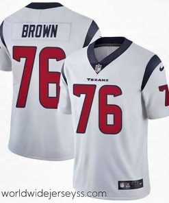 Marvelously styled Nike Texans #76 Duane Brown White Mens Stitched NFL Vapor Untouchable Limited