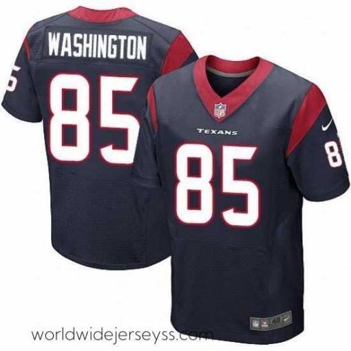 Exquisitely designed Nike Texans #85 Nate Washington Navy Blue Team Color Mens Stitched NFL Elite Jersey