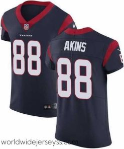 Exceptionally fashioned Nike Texans 88 Jordan Akins Navy Blue Team Color Stitched NFL Vapor Untouchable Elite Jersey