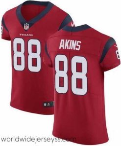 Superbly made Nike Texans 88 Jordan Akins Red Alternate Stitched NFL New Elite Jersey