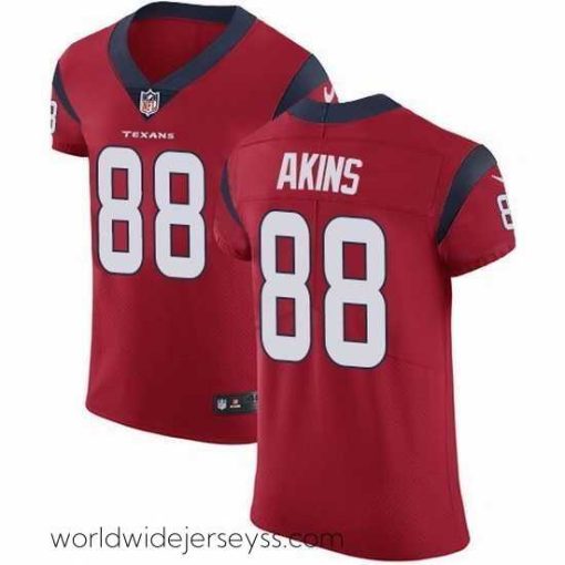 Superbly made Nike Texans 88 Jordan Akins Red Alternate Stitched NFL New Elite Jersey