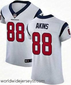 Finely crafted Nike Texans 88 Jordan Akins White Stitched NFL New Elite Jersey
