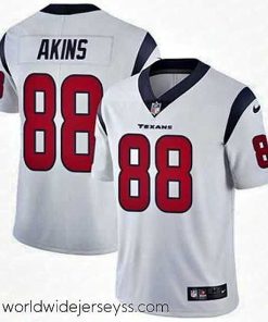 Superbly made Nike Texans #88 Jordan Akins White Mens Stitched NFL Vapor Untouchable Limited Jersey