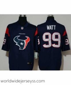 Exceptionally fashioned Nike Texans 99 J J  Watt Navy Vapor Untouchable Limited Jersey