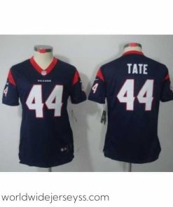 Exquisitely designed Nike Houston Texans #44 Tate Blue Color[NIKE LIMITED Jersey]