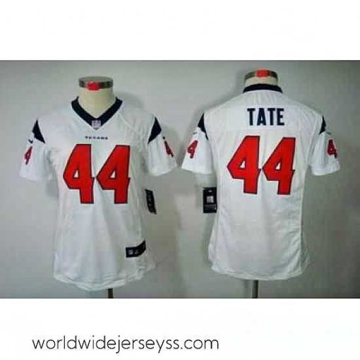 Marvelously styled Nike Houston Texans #44 Tate White Color[NIKE LIMITED Jersey]
