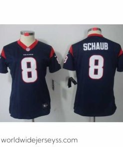Exquisitely designed Nike Houston Texans #8 Schaub Blue Color[NIKE LIMITED Jersey]