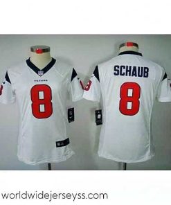 Marvelously styled Nike Houston Texans #8 Schaub White Color[NIKE LIMITED Jersey]