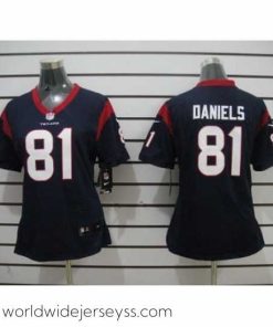 Exceptionally fashioned Nike Houston Texans #81 Daniels Blue Jerseys