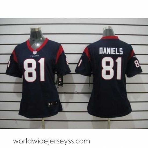 Exceptionally fashioned Nike Houston Texans #81 Daniels Blue Jerseys