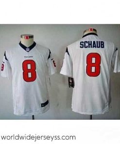 Exquisitely designed Nike Houston Texans #8 Schaub White Color[Limited Jerseys]