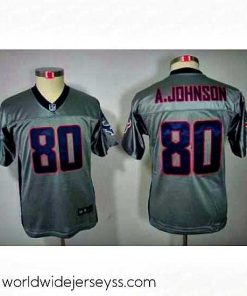 Exceptionally fashioned Nike Houston Texans #80 Andre Johnson[Grey Shadow Elite Jerseys]