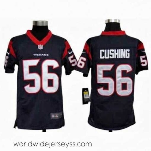 Exquisitely designed Nike NFL Houston Texans #56 Brian Cushing Blue Jerseys