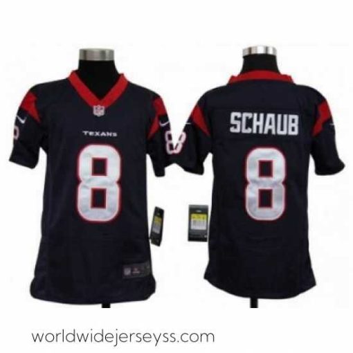 Marvelously styled Nike NFL Houston Texans #8 Matt Schaub Blue Jerseys