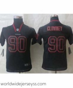 Exceptionally fashioned Nike jerseys houston texans #90 clowney black[Elite lights out][clowney]