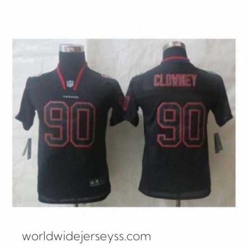 Exceptionally fashioned Nike jerseys houston texans #90 clowney black[Elite lights out][clowney]