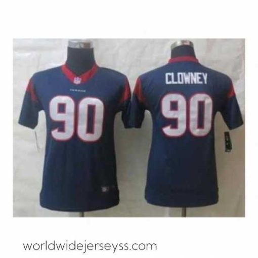 Exceptionally fashioned Nike jerseys houston texans #90 clowney blue[clowney]