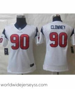 Superbly made Nike jerseys houston texans #90 clowney white[clowney]