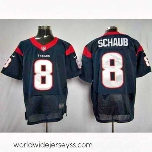 Finely crafted Nike houston texans 8 Matt Schaub blue Elite jerseys