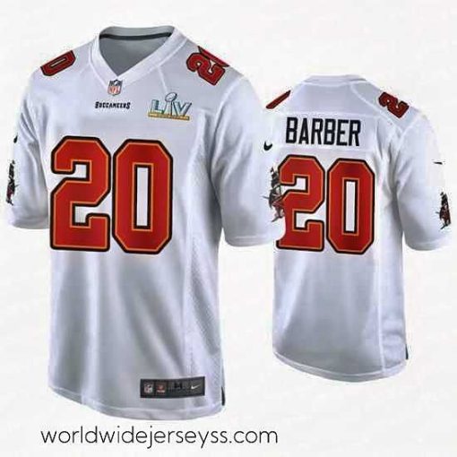 Finely crafted Ronde Barber Buccaneers White Super Bowl Lv Game Fashion Jersey