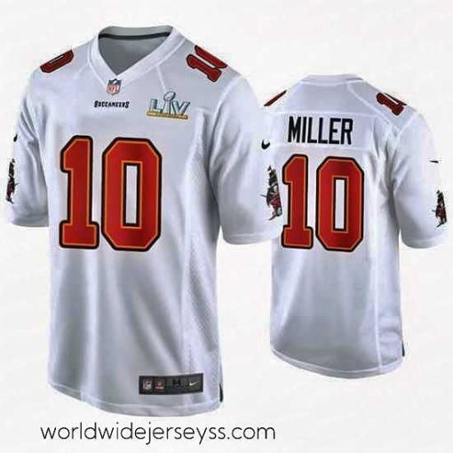 Marvelously styled Scotty Miller Buccaneers White Super Bowl Lv Game Fashion Jersey