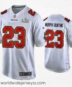 Exquisitely designed Sean Murphy Bunting Buccaneers White Super Bowl Lv Game Fashion Jersey