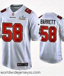 Marvelously styled Shaquil Barrett Buccaneers White Super Bowl Lv Game Fashion Jersey
