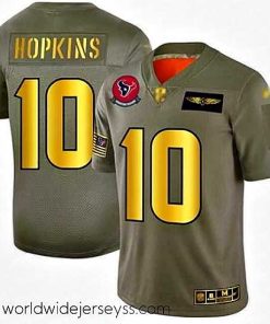 Finely crafted Texans 10 DeAndre Hopkins Camo Gold Stitched Football Limited 2019 Salute To Service Jersey