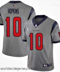Exceptionally fashioned Texans 10 DeAndre Hopkins Gray Stitched Football Limited Inverted Legend Jersey