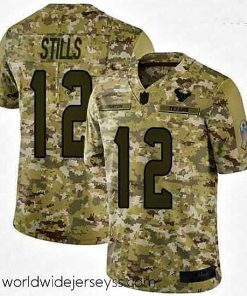 Exquisitely designed Texans 12 Kenny Stills Camo Stitched Football Limited 2018 Salute To Service Jersey
