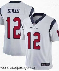 Marvelously styled Texans 12 Kenny Stills White Stitched Football Vapor Untouchable Limited Jersey