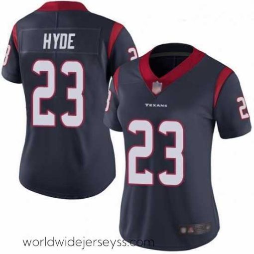 Exceptionally fashioned Texans #23 Carlos Hyde Navy Blue Team Color Stitched Football Vapor Untouchable Limited Jersey