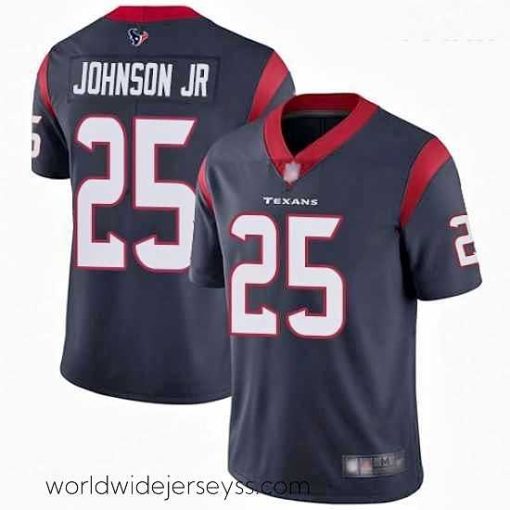 Exquisitely designed Texans #25 Duke Johnson Jr Navy Blue Team Color Stitched Football Vapor Untouchable Limited Jersey