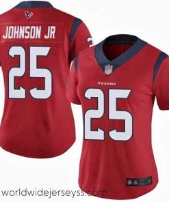 Exquisitely designed Texans #25 Duke Johnson Jr Red Alternate Stitched Football Vapor Untouchable Limited Jersey