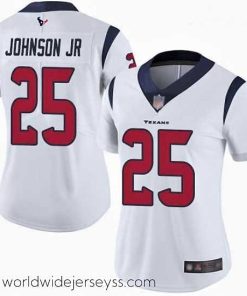 Superbly made Texans #25 Duke Johnson Jr White Stitched Football Vapor Untouchable Limited Jersey