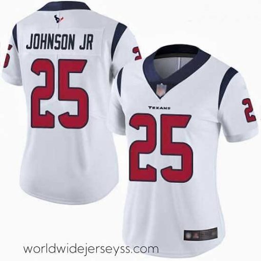 Superbly made Texans #25 Duke Johnson Jr White Stitched Football Vapor Untouchable Limited Jersey