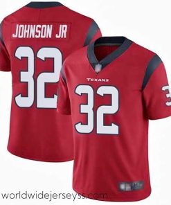 Superbly made Texans 32 Lonnie Johnson Jr  Red Alternate Stitched Football Vapor Untouchable Limited Jersey