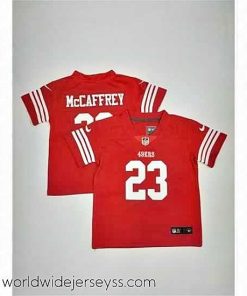 Exquisitely designed Toddlers-San-Francisco-49ers--2323-Christian-McCaffrey-Red-Vapor-Untouchable-Stitched-Football-Jersey-534-23451