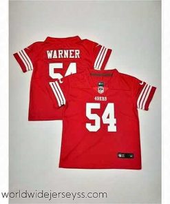 Exceptionally fashioned Toddlers-San-Francisco-49ers--2354-Fred-Warner-Red-Vapor-Untouchable-Stitched-Football-Jersey-635-18591