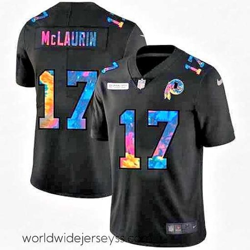 Exquisitely designed Washington Redskins 17 Terry McLaurin Nike Multi Color Black 2020 NFL Crucial Catch Vapor Untouchable Limited Jersey
