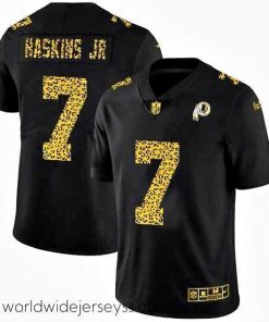 Finely crafted Washington Redskins 7 Dwayne Haskins Jr Nike Leopard Print Fashion Vapor Limited NFL Jersey Black