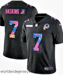 Finely crafted Washington Redskins 7 Dwayne Haskins Jr Nike Multi Color Black 2020 NFL Crucial Catch Vapor Untouchable Limited Jersey