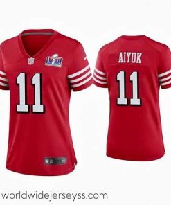 Exquisitely designed 49ers 11 Brandon Aiyuk Red 2023 F.U.S.E  Vapor Untouchable Limited Stitched Football 2024 Super Bowl LVIII Jersey