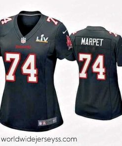 Exquisitely designed Ali Marpet Buccaneers Black Super Bowl Lv Game Fashion Jersey