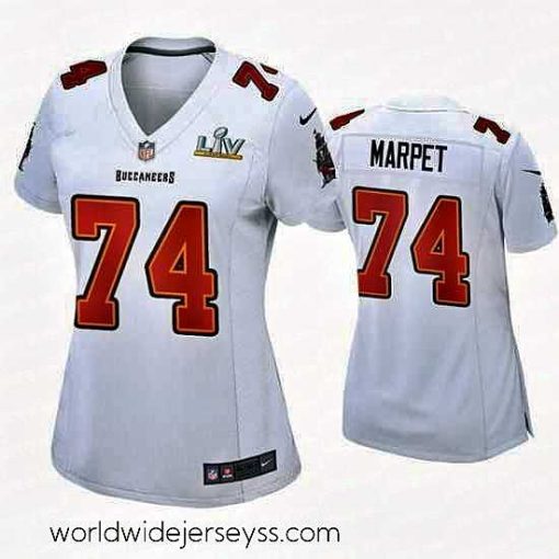 Finely crafted Ali Marpet Buccaneers White Super Bowl Lv Game Fashion Jersey