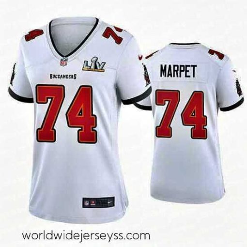 Superbly made Ali Marpet Buccaneers White Super Bowl Lv Game Jersey