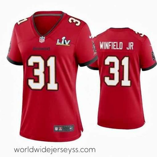 Exquisitely designed Antoine Winfield Jr. Buccaneers Red Super Bowl Lv Game Jersey