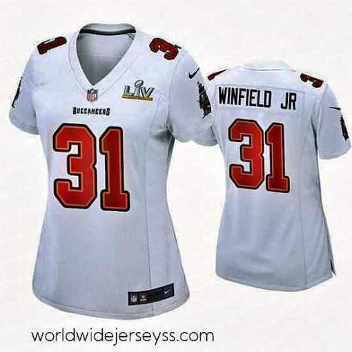 Exquisitely designed Antoine Winfield Jr. Buccaneers White Super Bowl Lv Game Fashion Jersey