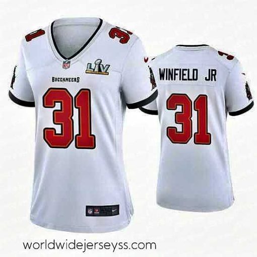 Exquisitely designed Antoine Winfield Jr. Buccaneers White Super Bowl Lv Game Jersey