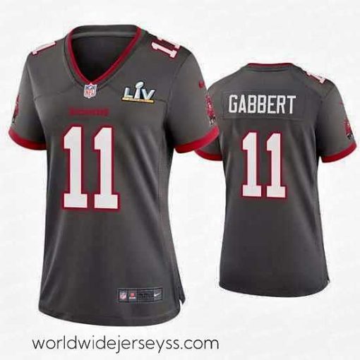 Marvelously styled Blaine Gabbert Buccaneers Pewter Super Bowl Lv Game Jersey